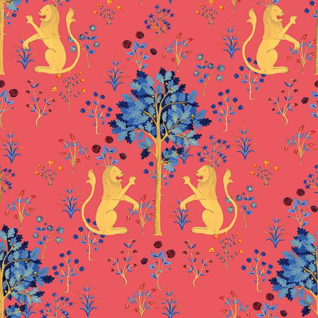 Papier peint Medieval Tapestry non tissé