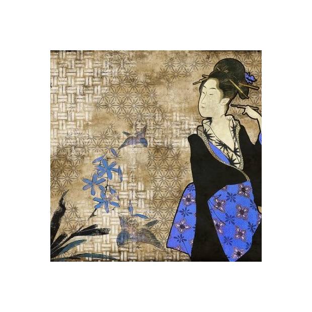 Papier peint Panoramique Geisha Graffiti vinyle