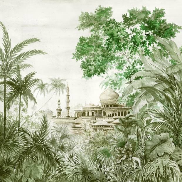 Papier peint Panoramique Taj Mahal Non Tissé