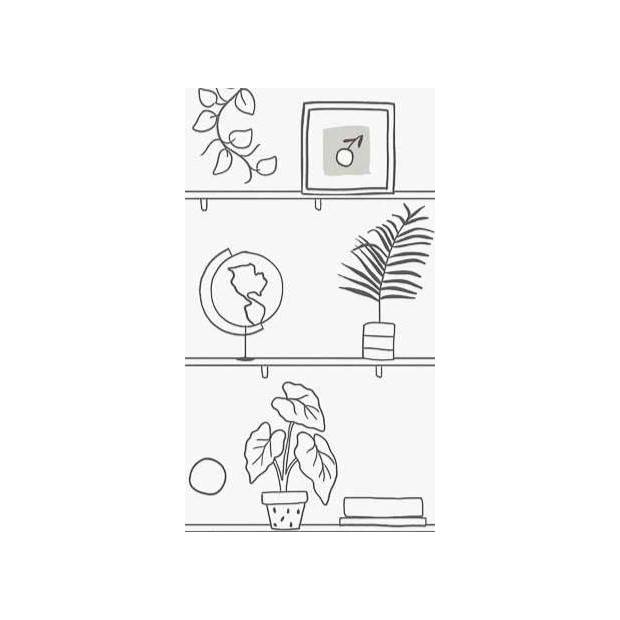 Papier Peint My Library intissé