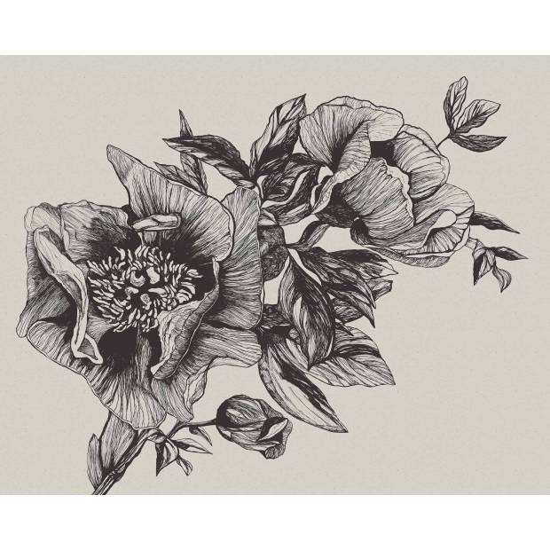 Papier Peint Giant Peonies Vynil