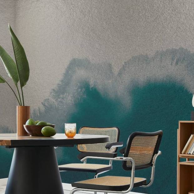 Papier peint Panoramique Coral Reefs Metallics Gold & Silver