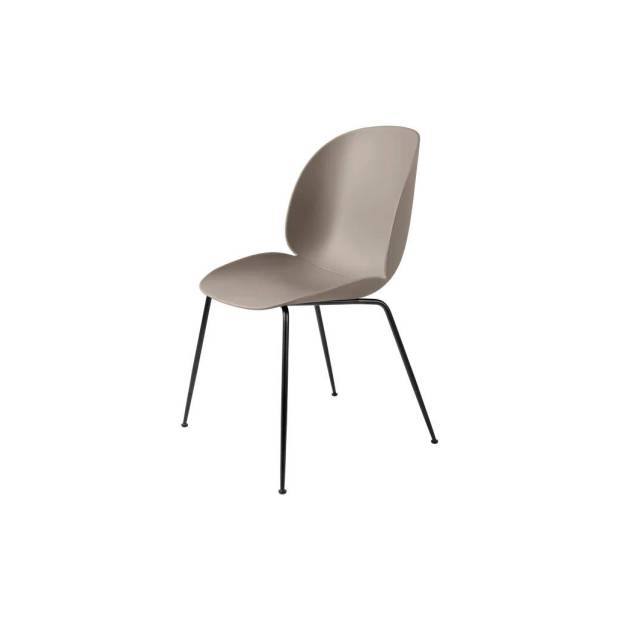 Beetle Dining Chair - Un-Upholstered, Conic base.