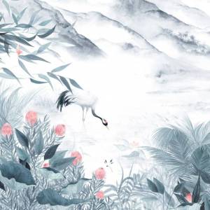 Papier peint Panoramique sur mesure Enchanted Lake