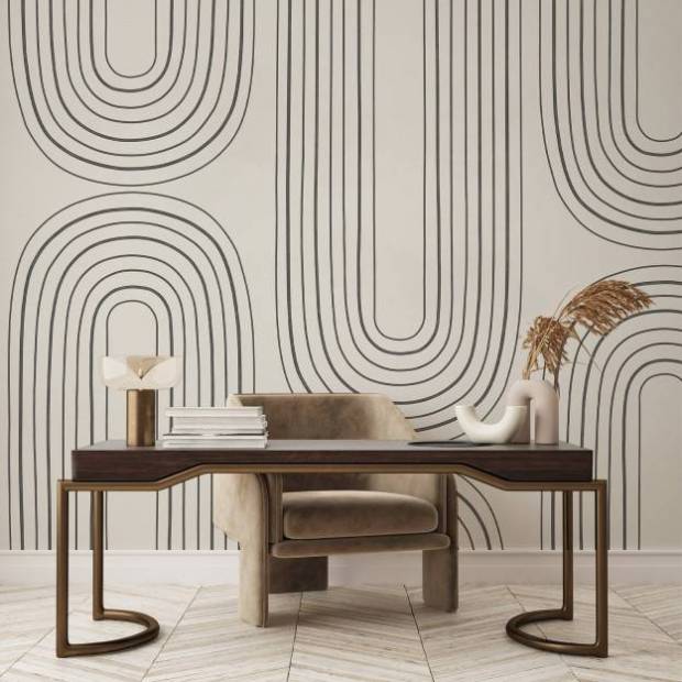 Papier peint Panoramique sur mesure Curves