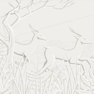 Papier peint Panoramique sur mesure Les trois Antilopes