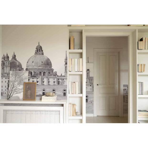 Papier peint Panoramique sur mesure Olympus en Lin