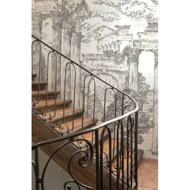 Papier peint Panoramique Ruins en Lin