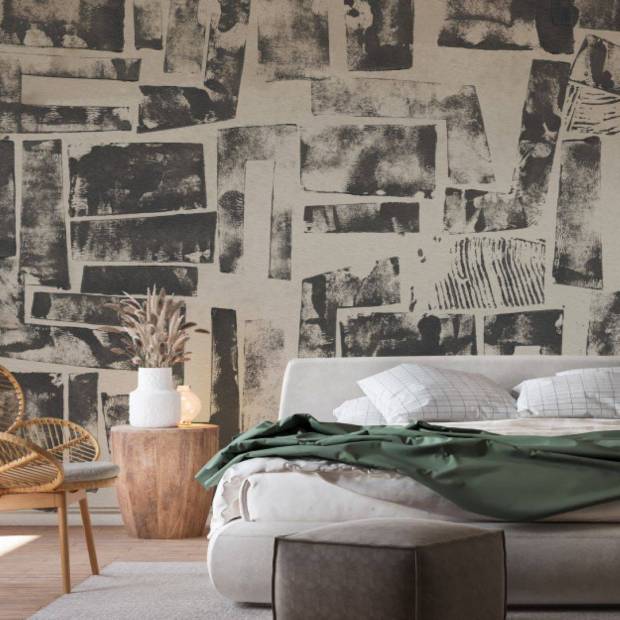 Papier peint Panoramique sur mesure Mix Stamp