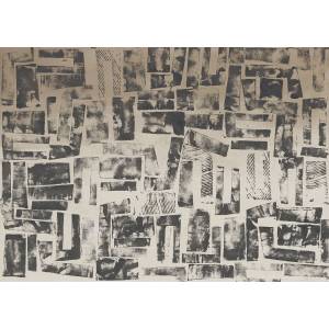 Papier peint Panoramique sur mesure Mix Stamp