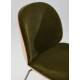 Beetle Dining Chair 3D Veneer - Front Upholstered coque Chêne