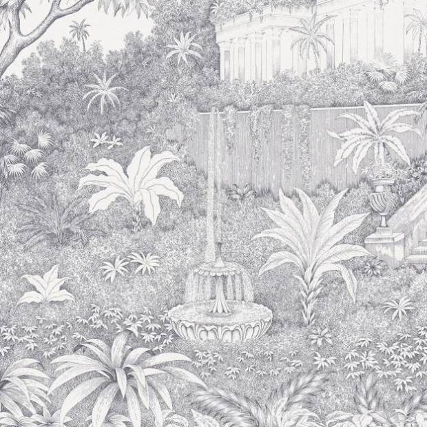 Papier peint Panoramique sur mesure Jardin Suspendu