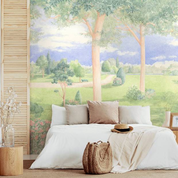 Papier peint Panoramique sur mesure Jardin Public