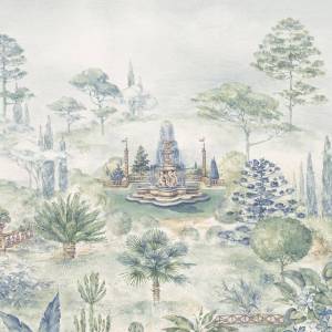 Papier peint Panoramique sur mesure Jardin Italien