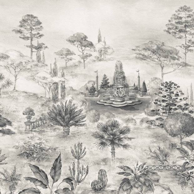 Papier peint Panoramique sur mesure Jardin Italien