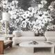 Papier peint Panoramique sur mesure Jardin Fleuri
