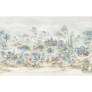 Papier peint Panoramique sur mesure Jardin Italien