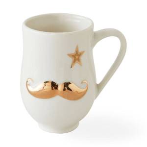 Gilded Mr and Mrs Muse Mug