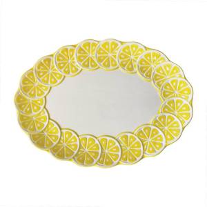 Plat oval citrus