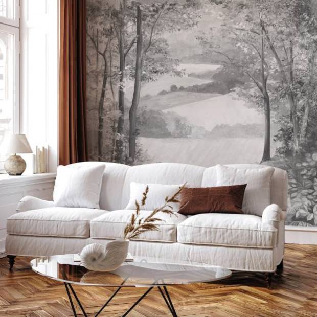 Papier peint Panoramique sur mesure l'Orée du bois