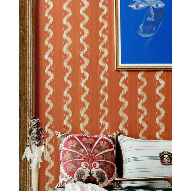 Papier Peint Vintage Ikat