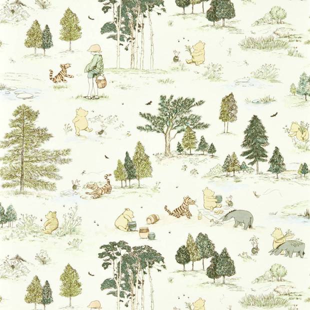 Papier peint Winnie The Pooh