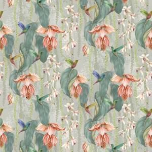 Tissu Trailing Orchid Velvet