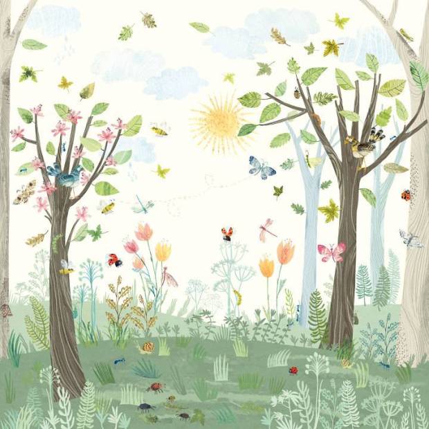 Papier peint panoramique Busy Buzzy