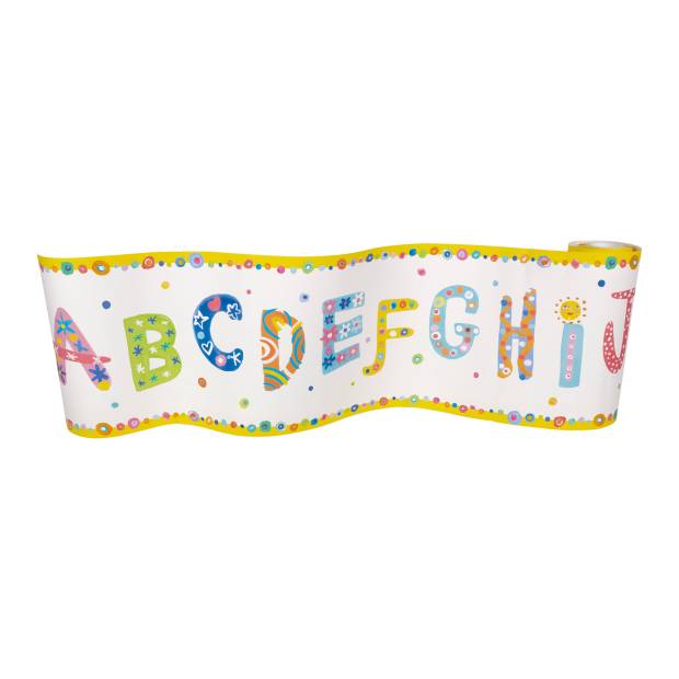 Papier peint Frise ABC