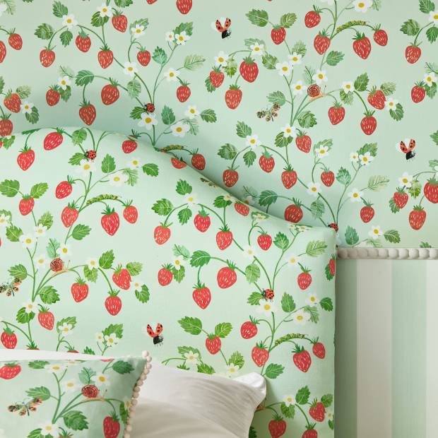 Papier peint Strawberry Patch