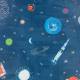 Papier peint Blast Off