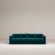 Canapé Bellechasse light 4 places - tissu velours brut
