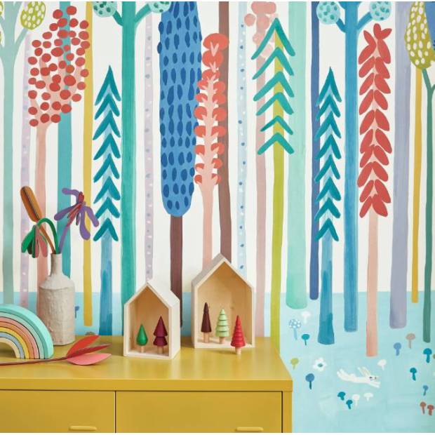 Papier Peint Panoramique Rainbow Forest