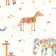 Papier Peint Animal Parade