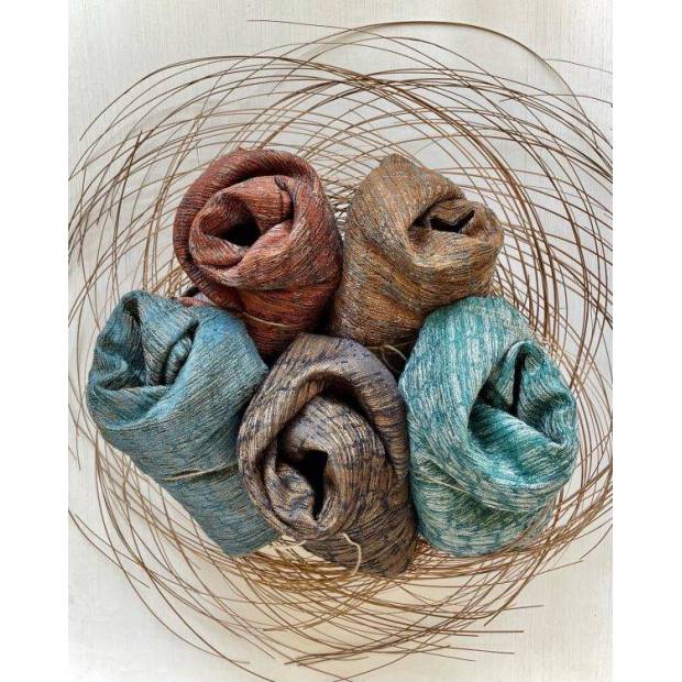 Tissu Charbon Ardent