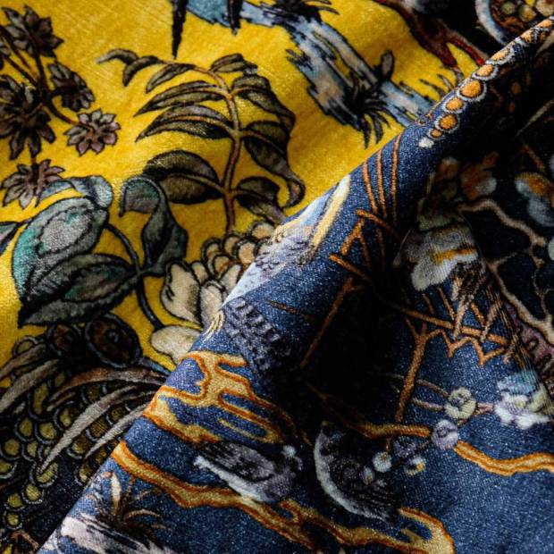 Tissu Scared Pheasants