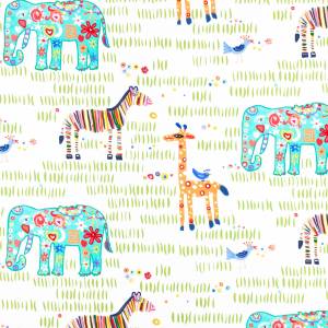 Tissu Animal Parade