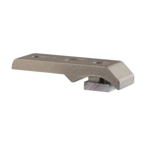 2 SUPPORTS PLAFOND EXTRA PLATS POUR RAIL Ø 20MM