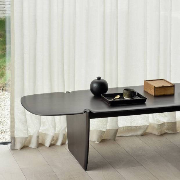 Table basse PI en Acajou