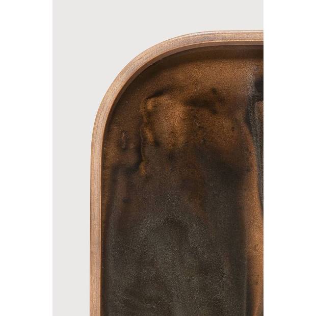 Plateau en verre Organic