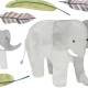 Papier Peint Elephant March Spray Up