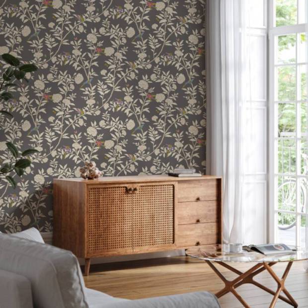 Papier peint Roseberry with birds
