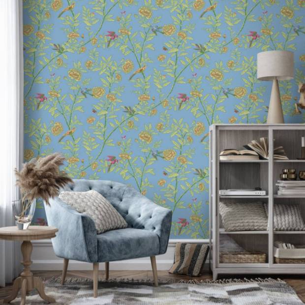Papier peint Roseberry with birds