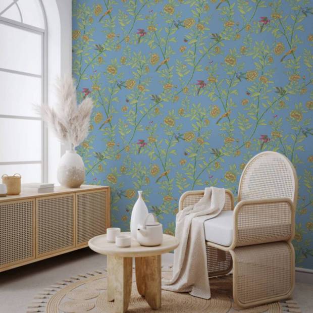 Papier peint Roseberry with birds