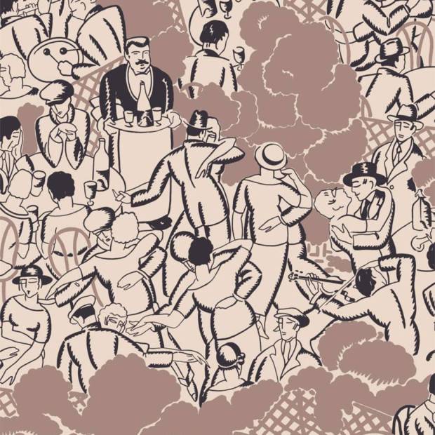 Papier peint La Guinguette