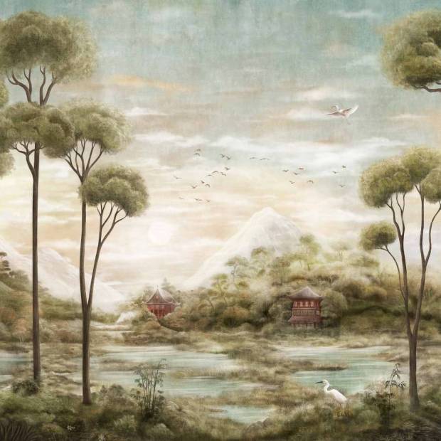 Papier peint Panoramique Xi Hu Lake en intissé