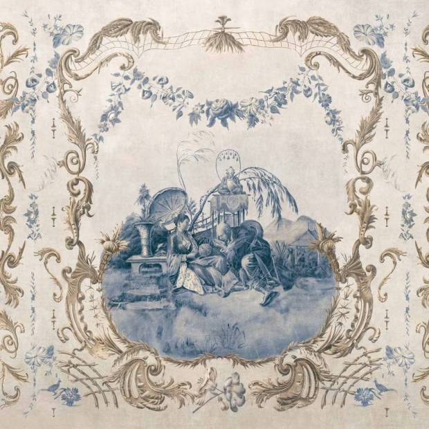 Papier peint Panoramique Ming Portrait en intissé