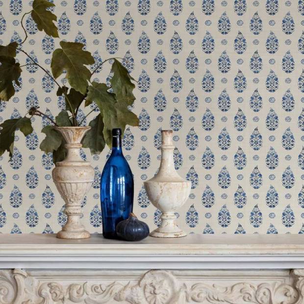 Papier peint Paisley en intissé