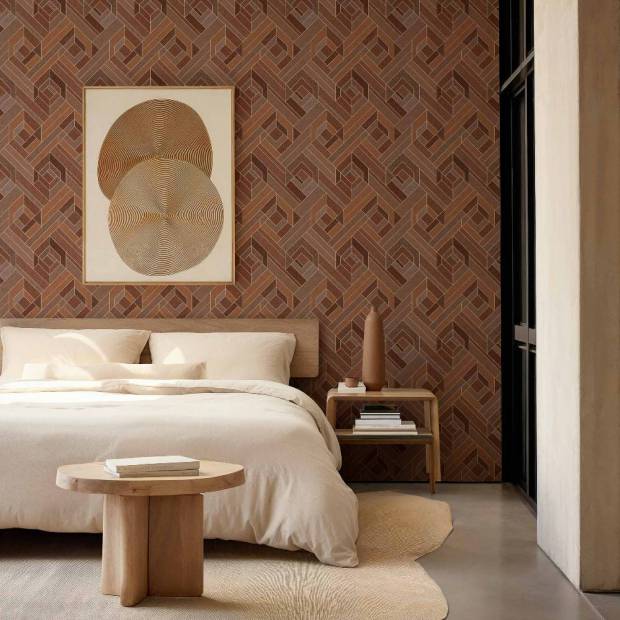 Papier Peint Hexagonal intissé