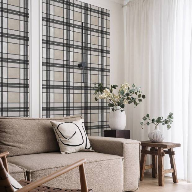 Papier peint Panoramique sur mesure Darren en intissé